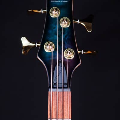 Ibanez SR400EPBDX 4-String Bass, Tropical Seafloor Burst image 9