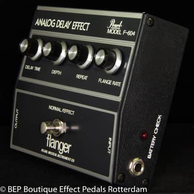 Pearl F-604 Flanger Analog Delay Effect s/n 509647 late 70's Japan image 6