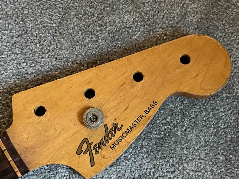 1975 Fender Musicmaster bass neck image 1