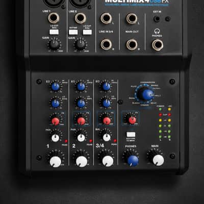 Alesis MultiMix 4 USB FX 4-Channel Mixer with Effects image 1