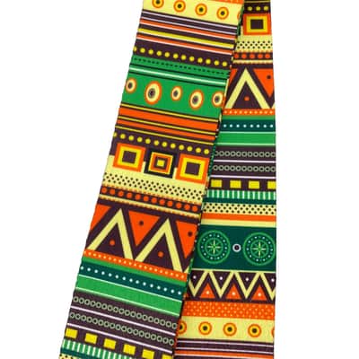 Skull & Tribal Ethnic Embroidered Guitar Strap - For Electric, Acoustic & Bass image 5