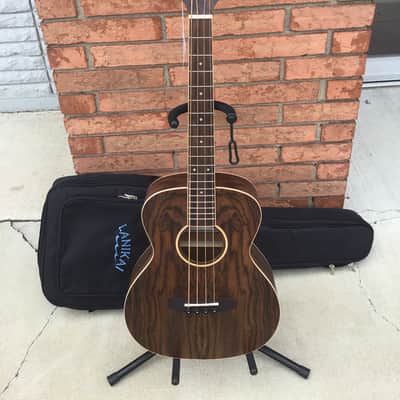 Lanikai Figured Bocote Bass Ukulele with Fishman Pickup and Tuner image 1