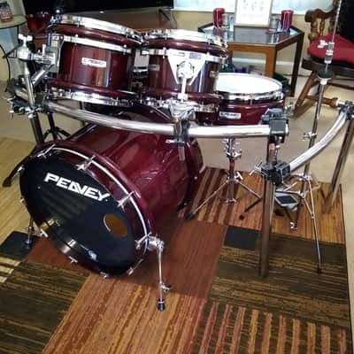 Peavey Radial Pro 1000 drum set - 5-piece - 22, 10, 12, 14", 14" snare. image 2