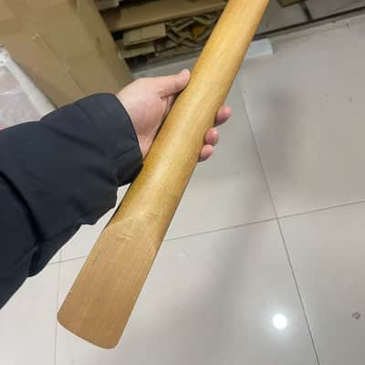 1 Large headstock 24 inch 22 frets Roasted Maple guitar neck 24inch hole 10mm Satin for JAGUAR body black binding image 5