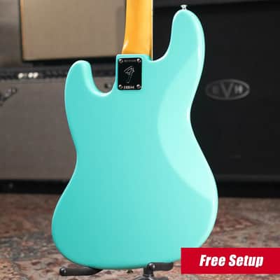 Fender American Vintage II 1966 Jazz Bass - Sea Foam Green with Hardshell Case image 2