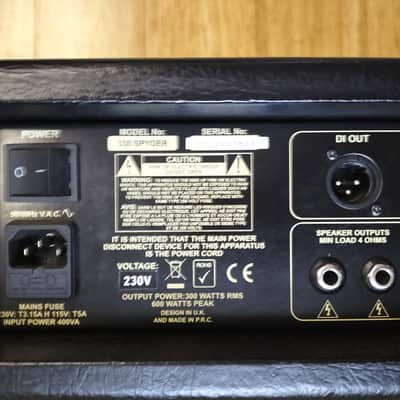 Ashdown Spyder 330 hybrid bass head 300W image 3