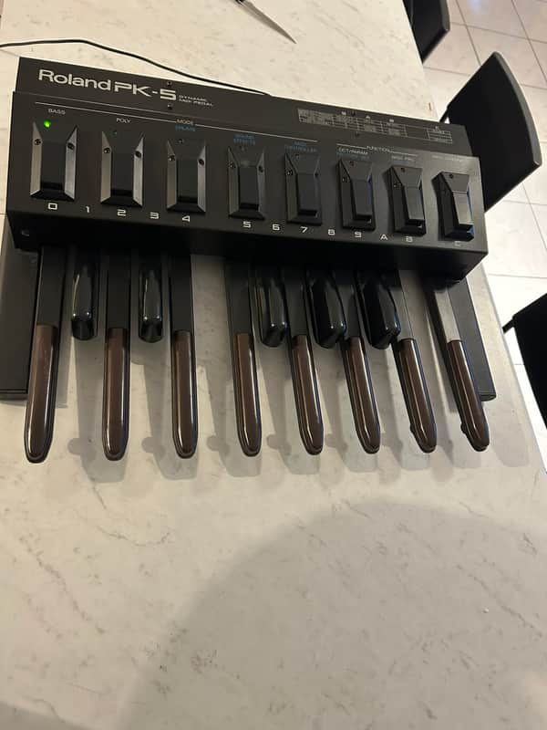 Roland PK-5 Dynamic MIDI Pedal Controller | Reverb