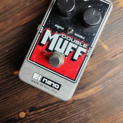 Electro-Harmonix Double Muff Nano Fuzz 2010 - 2020 - Black / Red / Metal image 2