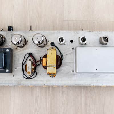 1962 Fender Tremolux Brown Panel Pre-CBS Blonde Piggyback Tube Amp 2x10 w/ Altec 425-8A image 17