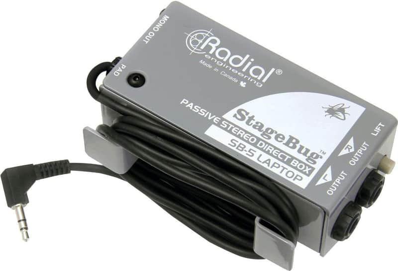 Mint Radial SB-5 Laptop Stereo Direct Box for Laptop Computer image 1