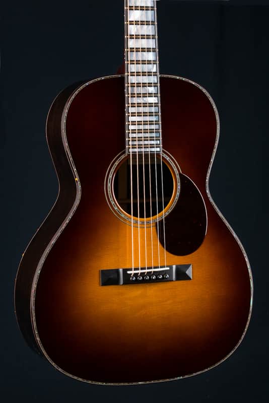 Santa Cruz H13 41 African Blackwood and Moon Spruce Sunburst Custom NEW image 1