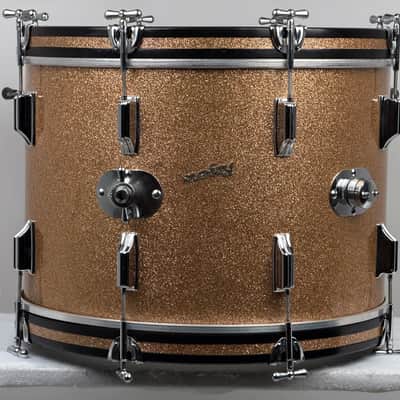 Rogers 20/12/16" 60's Headliner Holiday Drum Set - Champagne Sparkle image 5