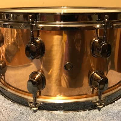 Mapex Black Panther Phosphor Bronze precious metal series snare drum 6.5 X 14 image 6