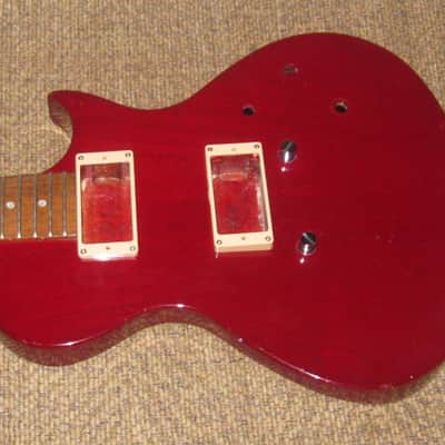 used with mojo 1996 Gibson The Hawk BODY + NECK, Wine Red Gloss (MISSING many of the parts) project image 8