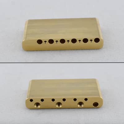 Brass Stratocaster Strat Style Guitar Bridge Tremolo Block image 3