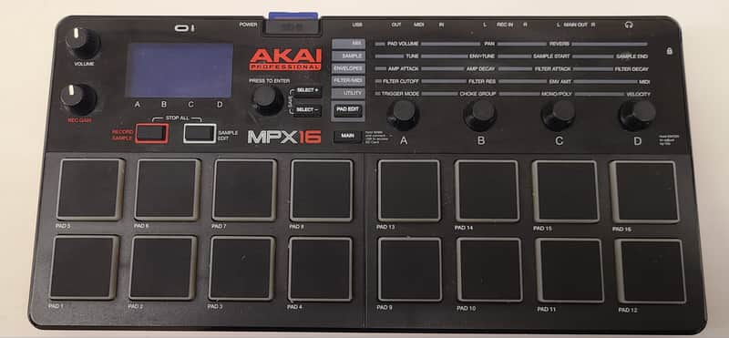 Akai MPX16 Sampler with 16 Pads | Reverb