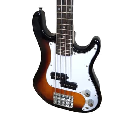 Mini Bass Guitar 3/4 size for Kids Children beginners 4 string Electric Bass short scale 36 inch SPS517 image 4