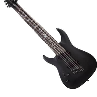 Schecter Damien-8 Multiscale Lefty Electric Guitar image 1