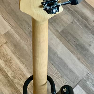 4-String Bass Guitar - Black/Blue Fade w/ Puppy Design image 5
