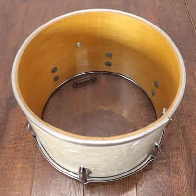 Slingerland 9x13" Concert Rack Tom Drum White Marine Pearl Vintage 1970's #2 image 9