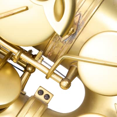 Antigua Winds Model AS4348CU Alto Saxophone in Unlacquered Brass SN UAS110015 image 18