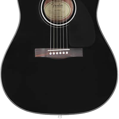 Fender CD-60 Dreadnought V3 w/Hard Case Black image 1