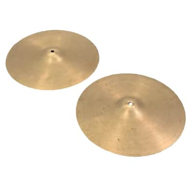 Used Vintage Zildjian Hi Hat Cymbals 14" - Fair
