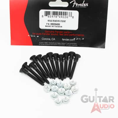 (12) Genuine Fender Amplifier Speaker Mounting Screws with Nuts, Amp Hardware image 3