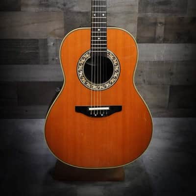 Ovation Pinnacle Vintage 3712 Acoustic Electric Guitar Made in Japan (Used) image 8
