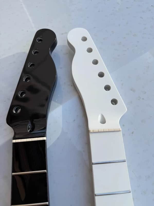 22Frets TL Maple Neck ,Black glossy or white matte image 1