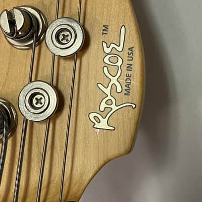 Roscoe Classic JJ 4 String FRETLESS Bass Lake Placid Blue image 5