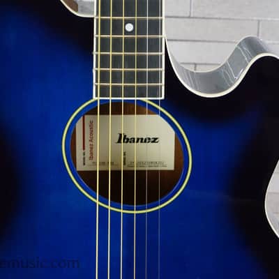 Ibanez TCY10E-TBS Talman - Trans Blue Sunburst image 4