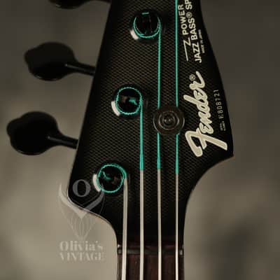 1980's Fender Contemporary Power Jazz Bass Special MIJ Candy Apple Red image 3