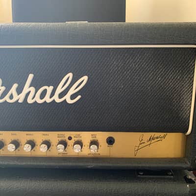 Marshall JCM100/50W Model 2555 2-Channel 100-Watt Guitar 1988 Original Vintage Amp Head 1988 - 1990 - Black image 3