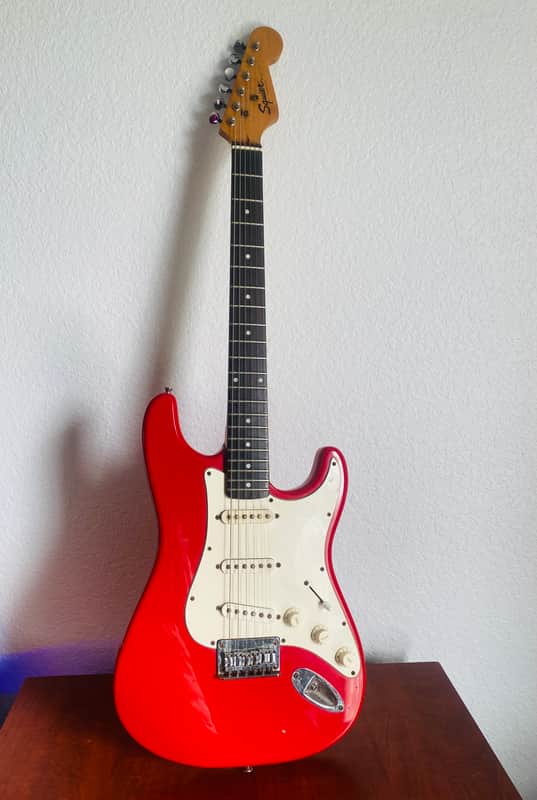 Squier Bullet Stratocaster by Fender (Red) image 1