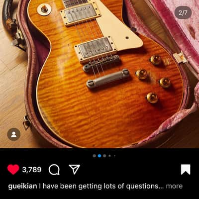 Gibson Les Paul 1959 Reissue 2023 - Gemini Burst - Brazilian board - Ultra Heavy Aged Murphy Lab image 24