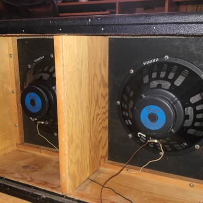 1965 Blackface Fender Bassman 2x12 Speaker Cab image 8