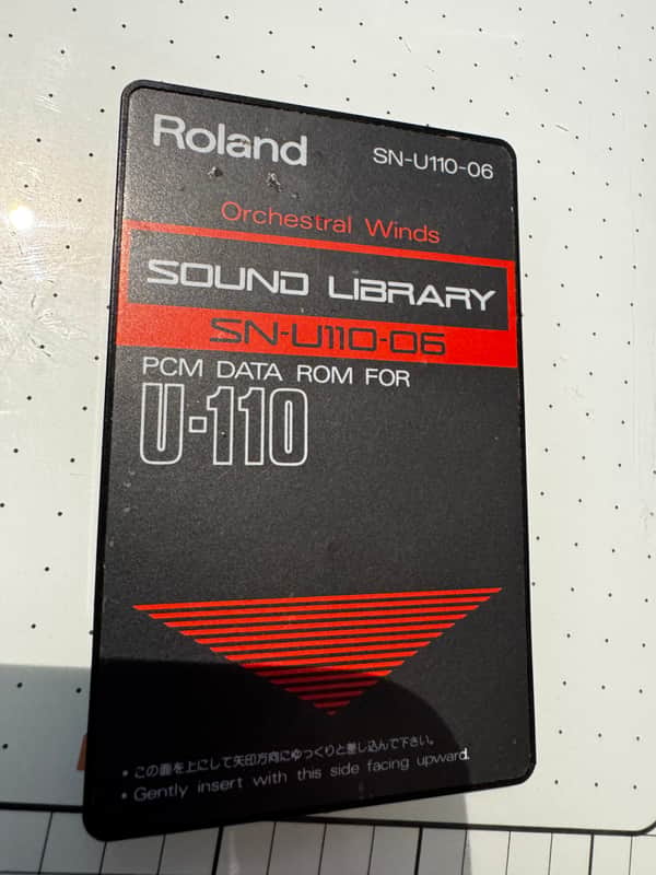 Roland SN-U110-06 Orchestral Winds Card image 1