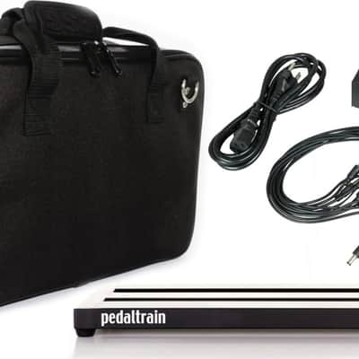 Pedaltrain Metro 20 3-RAIL, 20" x 8" PEDALBOARD w/Soft Case and Voodoo Lab Pedal Power 2 Plus Power Supply image 1