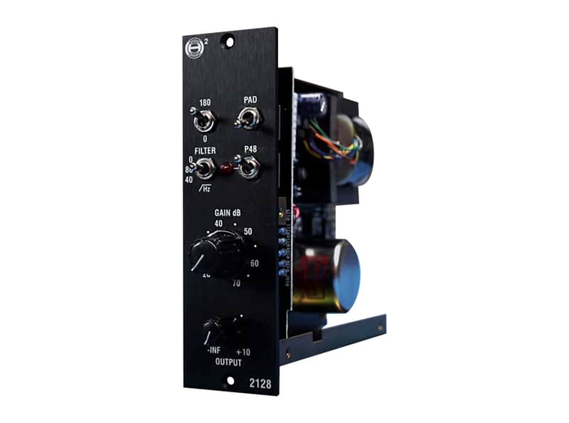 H2 Audio 2128 Mic Pre 500 Series Microphone Preamplifier image 1