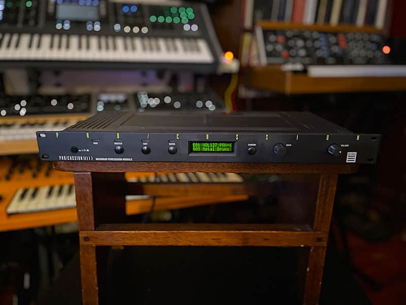 E-MU Systems Procussion Rackmount 32-Voice Electronic Percussion Module 1993 - Black image 1