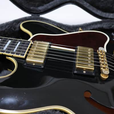 Gibson USA Custom Shop 2005 ES-355 Gold Hardware Ebony Finger Board Hard case image 3
