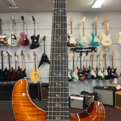 PRS Custom 24 10 top 6 String Electric Guitar Made in 2009 in Mateo Mist w/Hardcase image 8