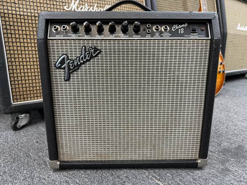 Fender Champ 12 12-Watt 1x12" Guitar Combo 1987 - 1992 - Black image 1