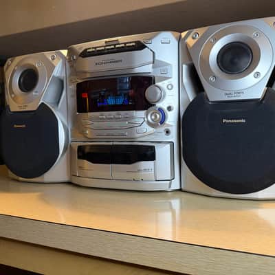 Panasonic SA-AK18 5 CD Changer/Dual Deck Stereo System New Belts Fully Working🔥 image 4