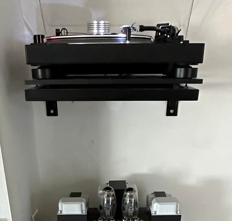 Pro-Ject Wall Mount It 1 Turntable Shelf 2023 - Black image 1