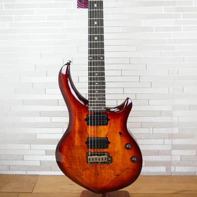 Sterling MAJ200X SM John Petrucci Signature - Blood Orange Burst image 13