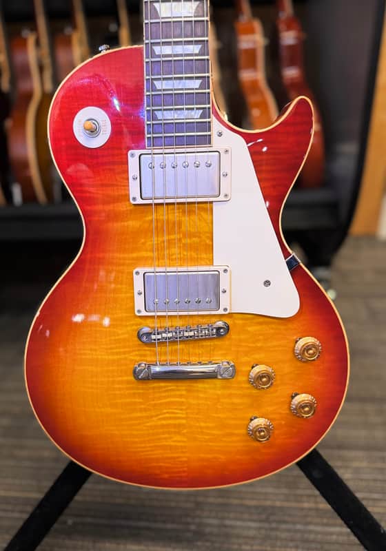 2008 Gibson Custom Shop 1959 Les Paul Reissue R9 – Cherry Sunburst – Complete Case Candy – Demo Video image 1