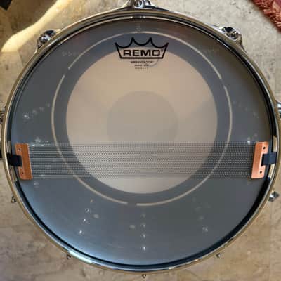 Jenkins-Martin 6.5x14 Fiberglass Snare Drum Solid Shell Black Finish Fibreglass Snare image 12
