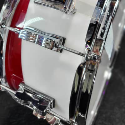 Ludwig Vistalite Snare Drum - 6.5-inch x 14-inch - Red/White / Authorized Dealer / Free Shipping! image 7